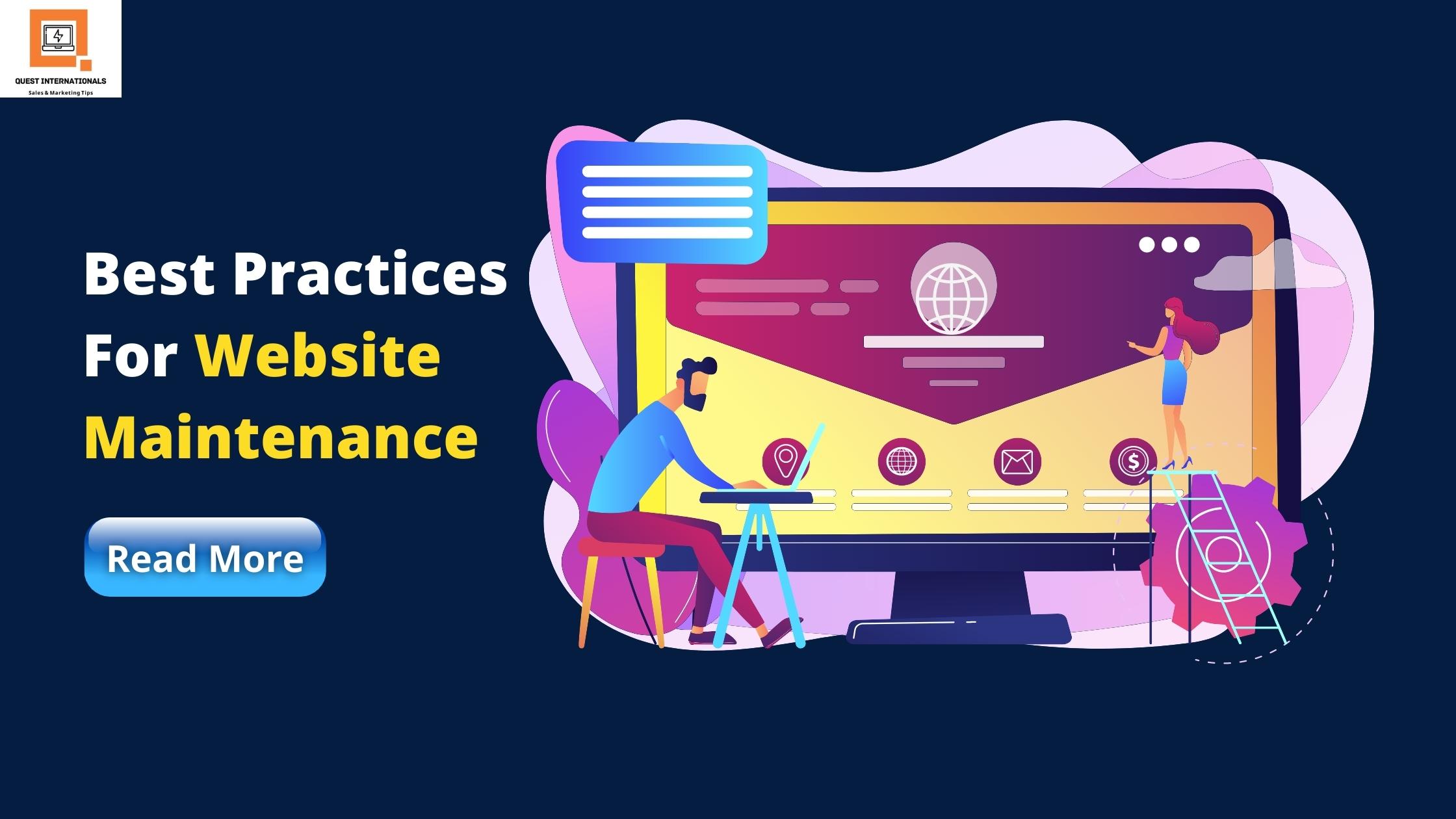 Read more about the article Best Practices For Website Maintenance